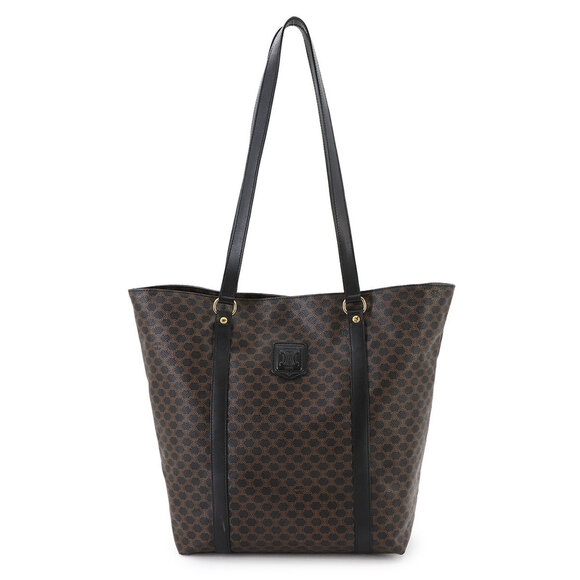 CELINE Black Leather Tote Bag - Picture 1 of 10